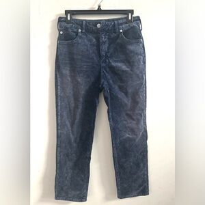 Pilcro Anthropologie Pants Women 28 The Vintage Straight Blue CorduroyRetro 90s
